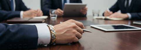 1200x1200 Business Hand with Magnetic Bracelet