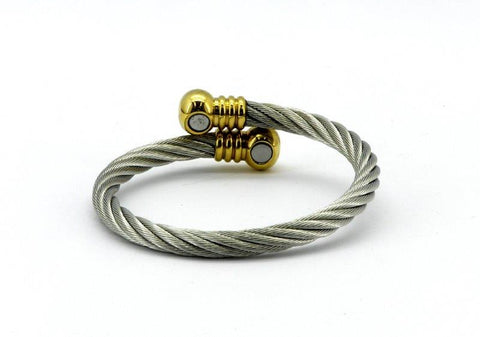 All SS Wire and Gold Ball Ropei