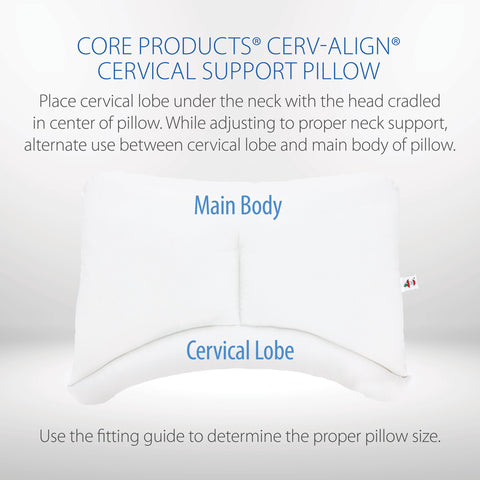 Almohada de soporte cervical Cerv-Align