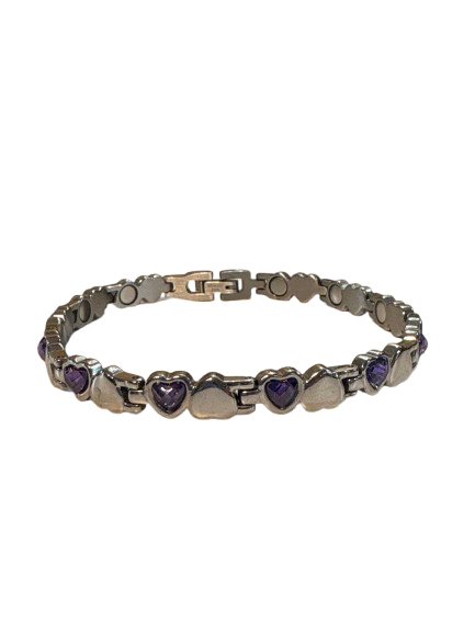 Magnetic SSB Heart Amethyst