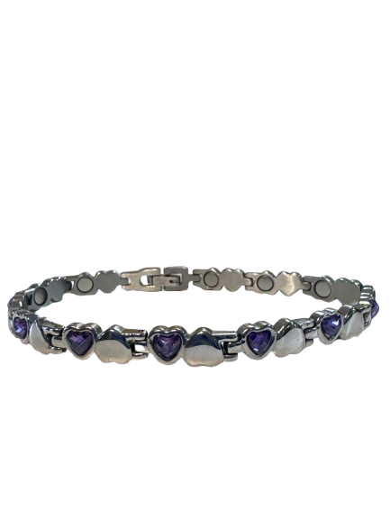 Magnetic SSB Heart Amethyst