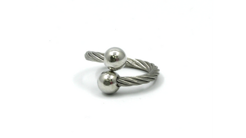 Bague Corde Magnétique – Tout Argent