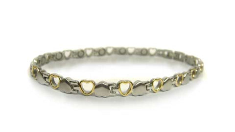Silver Gold Heart AK-NL Set