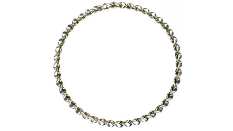 Silver or 2 Tone Leaf B & N Set
