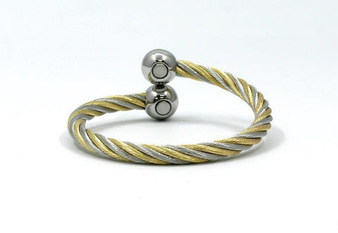 Ropei SS 2 Tone Wire Silver Brass Ball
