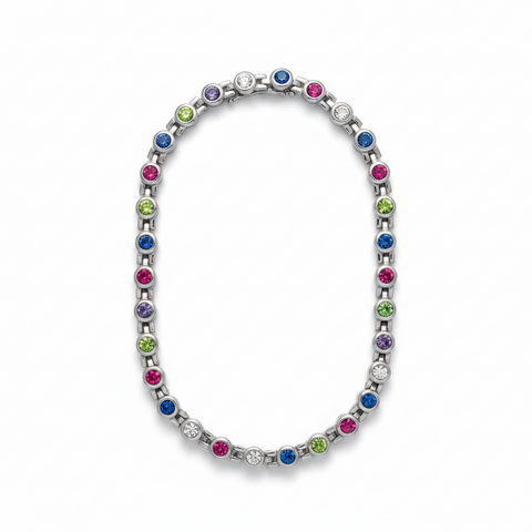 Fiesta Crystal CZ in Silver