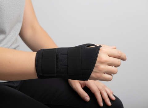 Magnetic Wrist Support on hand