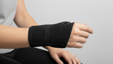 Magnetic Wrist Support on hand