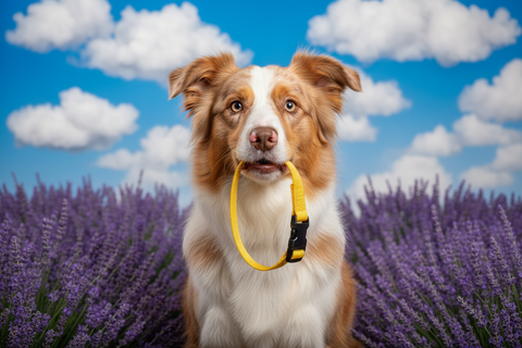 Magnetic Dog Collar Yellow