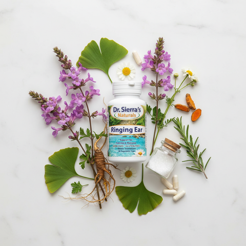 Ringing Ear with ear health-supporting herbs