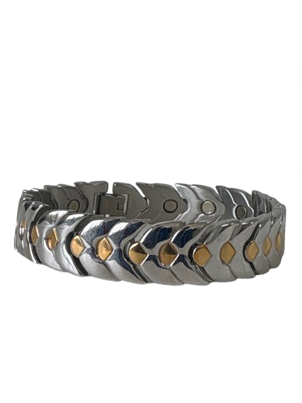 Magnetic SSB Silver Wings and Gold Dot Design