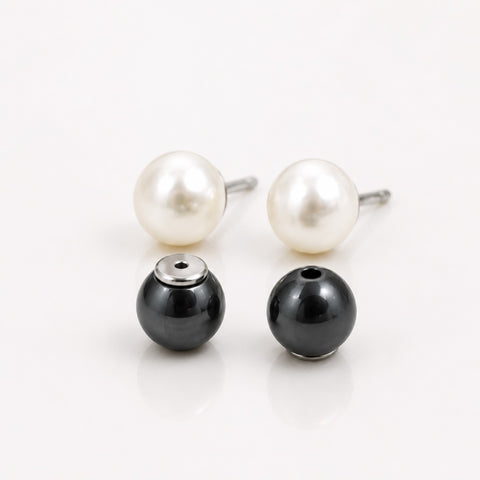 Magnetic Earrings Fresh Water Pearl