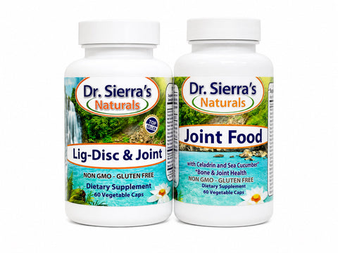 Lig-Disc & Joint and Joint Food supplements by Dr. Sierra's Naturals