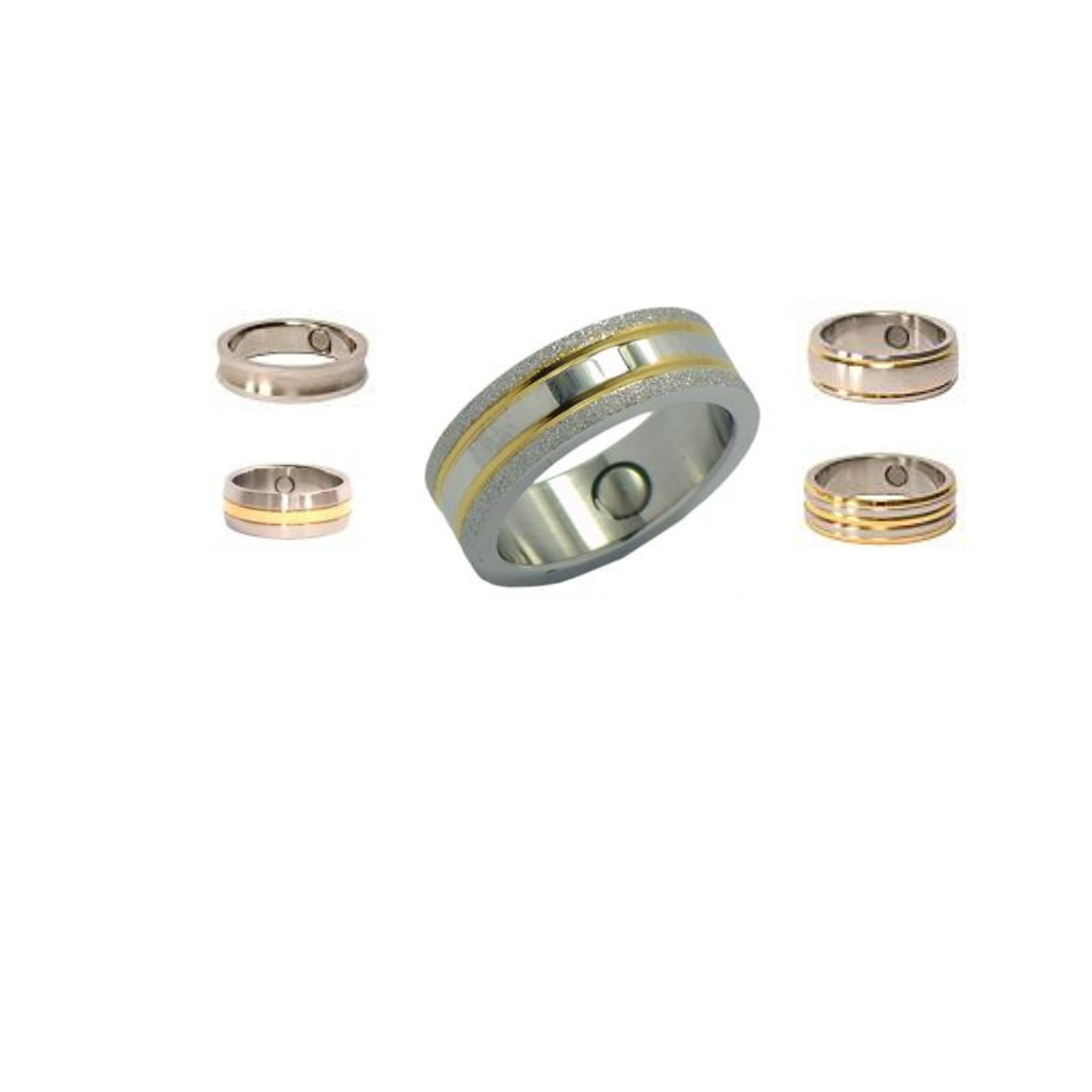 Stainless Steel Magnetic Rings – Bio-North Biomagnetic Jewelry | Health ...