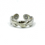 Leaf Shiny Silver Ring