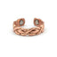 XO Shiny Copper Ring