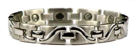 Silver Shiny Swirl Wide