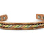 Copper Bangle 3 Tone Detail