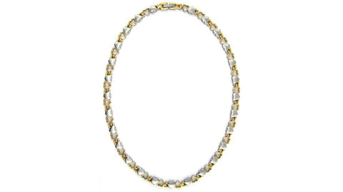 Silver Gold Heart AK-NL Set