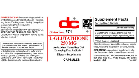 L-Glutathione 250mg