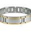 Men’s Broad Neo-Magnetic Bracelet-G/S