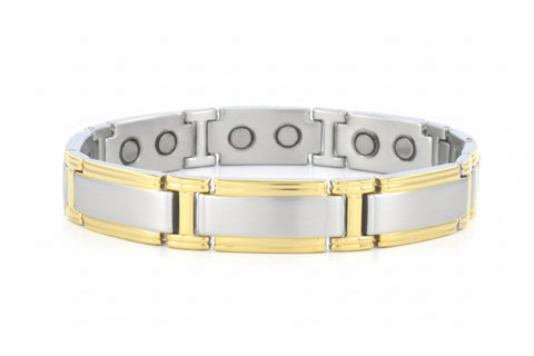 Broad Neo-Magnetic Bracelet-G/S