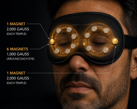 Máscara magnética para ojos Premium
