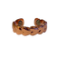 Bague en cuivre avec cœurs brillants