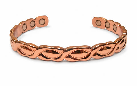 Copper XO Shiny Cuff