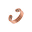 Copper Straight Lines Ring