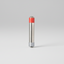 Hand_cylinder with red top on a gray background