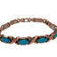 Copper Turquoise Hexagons