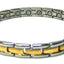 Golfers Silver Rim, Gold in Magnetic Bracelet