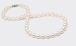 Pearl Necklace 8mm Magnetic Ends