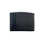 Black woven belt on a white background