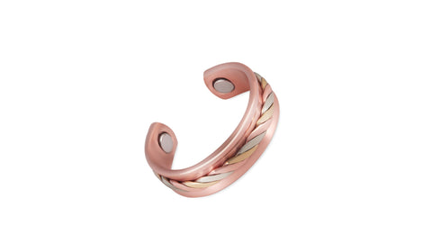 Copper Ring 3 Tone Detail