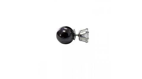 Magnetic Earrings Round CZ