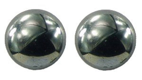Hematite Round Earrings
