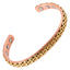 Copper Gold Chain Cuff