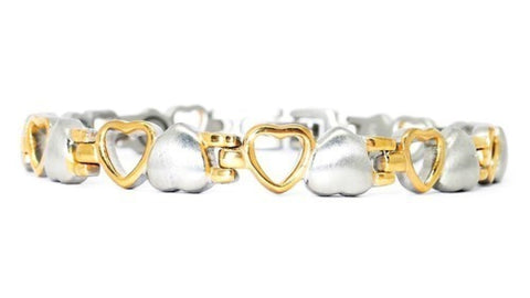 Silver/Gold Heart Anklet