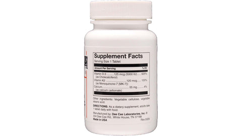 Vitamins D3 + K2