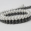 Collier de perles 8 mm avec embouts magnétiques