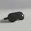 Premium magnetic eye  sleep mask on a light gray background