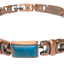 Copper Turquoise Squares