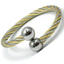 Ropei SS 2 Tone Wire Silver Brass Ball