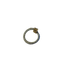 Anillo de cuerda magnética – Alambre de plata y bola de oro