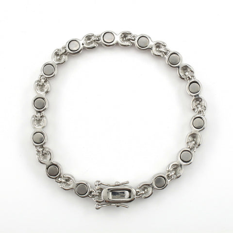 Clear Crystal CZ in Silver