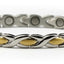 XO Silver X Gold O Bio Magnetic Bracelet