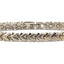 Conjunto V B-NL de plata con corazón dorado