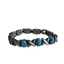 Brushed Silver X Turquoise 0